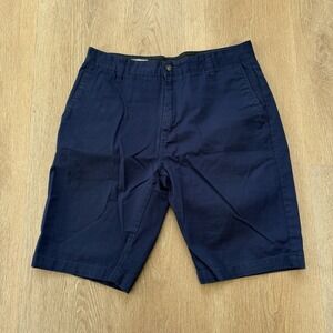 Volcom Corpo Class Blue Chino Skate Shorts Men's Size 32